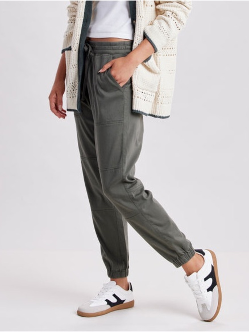 UNIONBAY Olive Drawstring Casual Pants